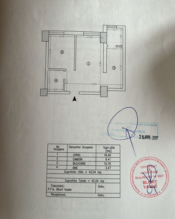 Apartament 2CD, Bloc Nou Galata